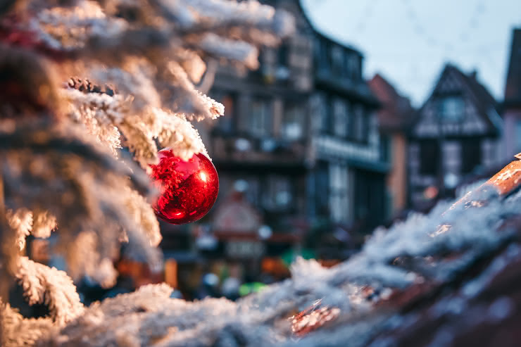 Décor de Noël à Colmar
