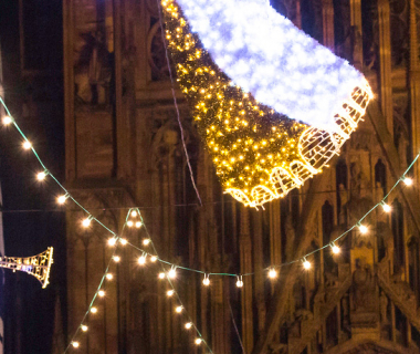 Illuminations de Noël - Rue Mercière Strasbourg