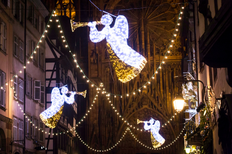 Illuminations de Noël - Rue Mercière Strasbourg